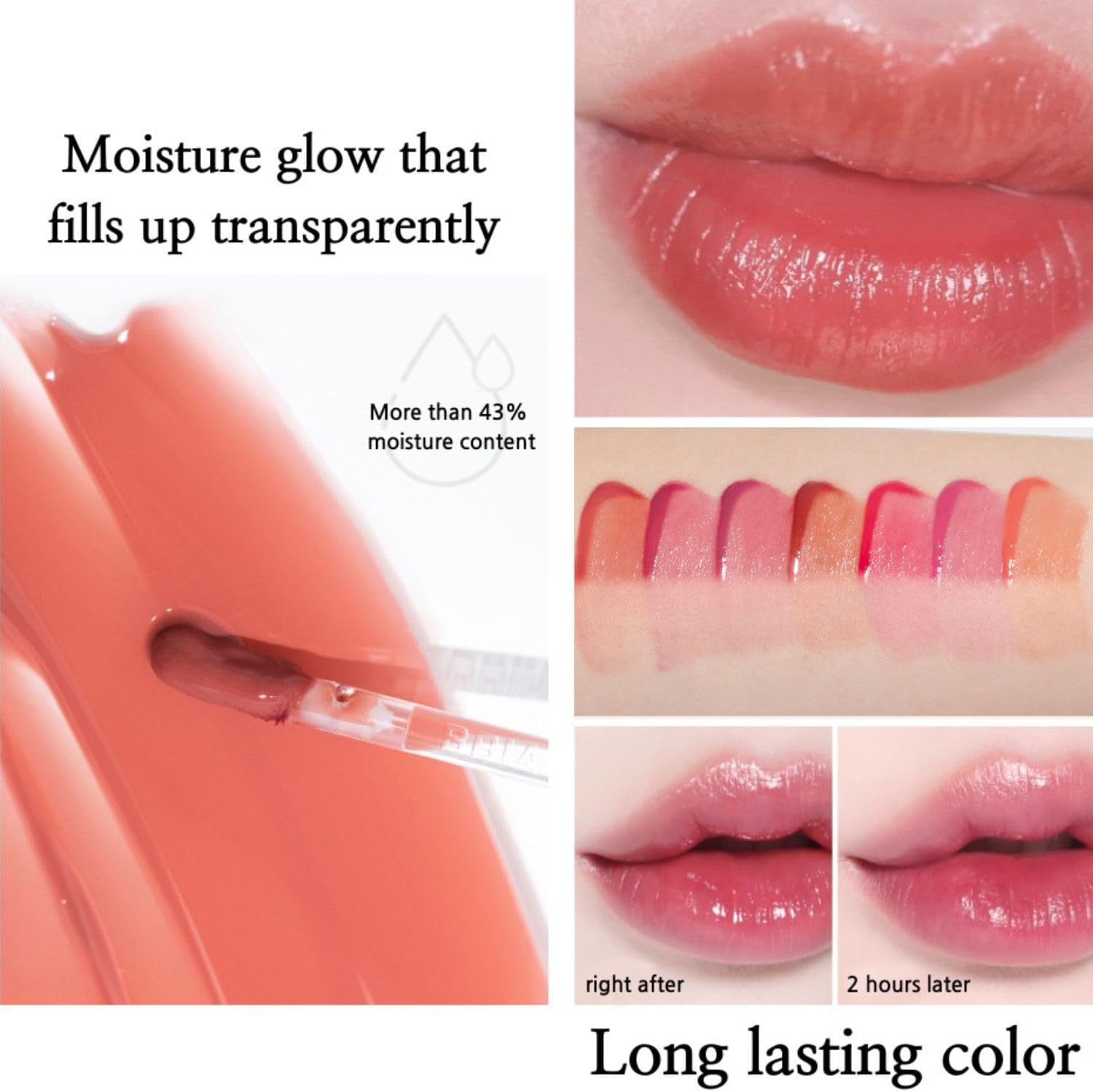 BBIA L’EAU Tint – Glossy & Glow Lip Stain, Watery Lip Tint, Non-Sticky, High ... - Picture 5 of 18