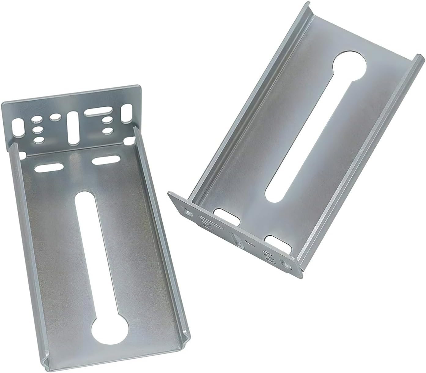 10 Pairs Rear Mounting Brackets for Drawer Slide - B4502 Cabinet Drawer Bracket for Face Frame Cabinets Kitchen Replacement Parts for 1.77 Inch(45Mm) Width Furniture Gildes