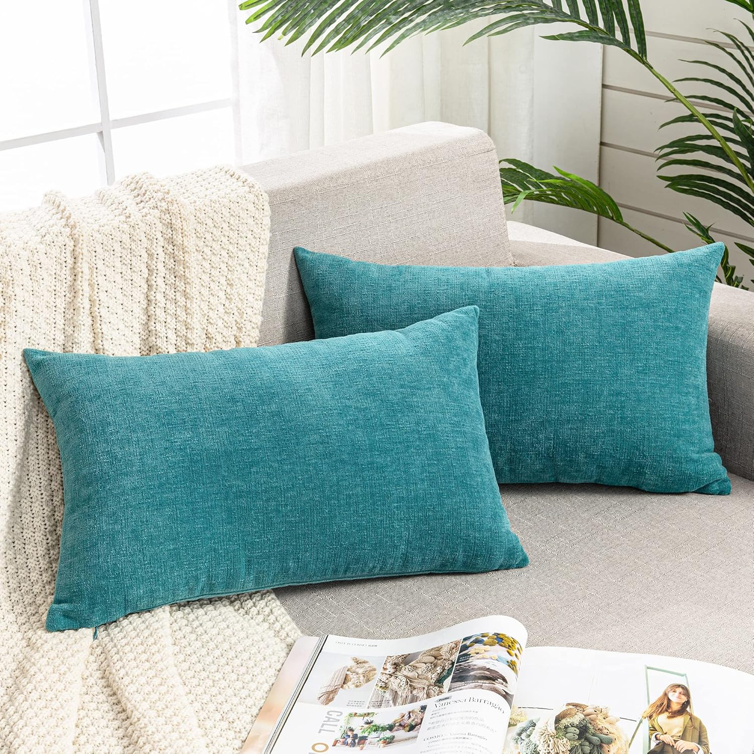 Decorative Rectangle Throw Pillow Covers 12
