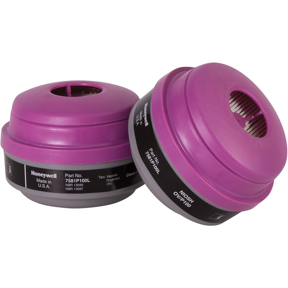 North Organic Vapor P100 Respirator Cartridge (2/Pk), (7581P100L)