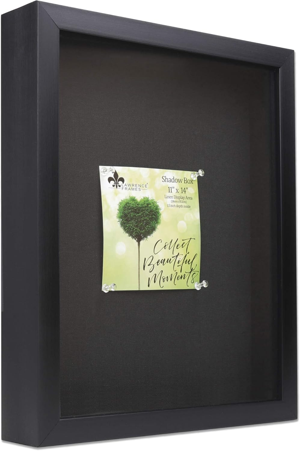 Lawrence Frames Shadow Box Frame, 11X14,Black