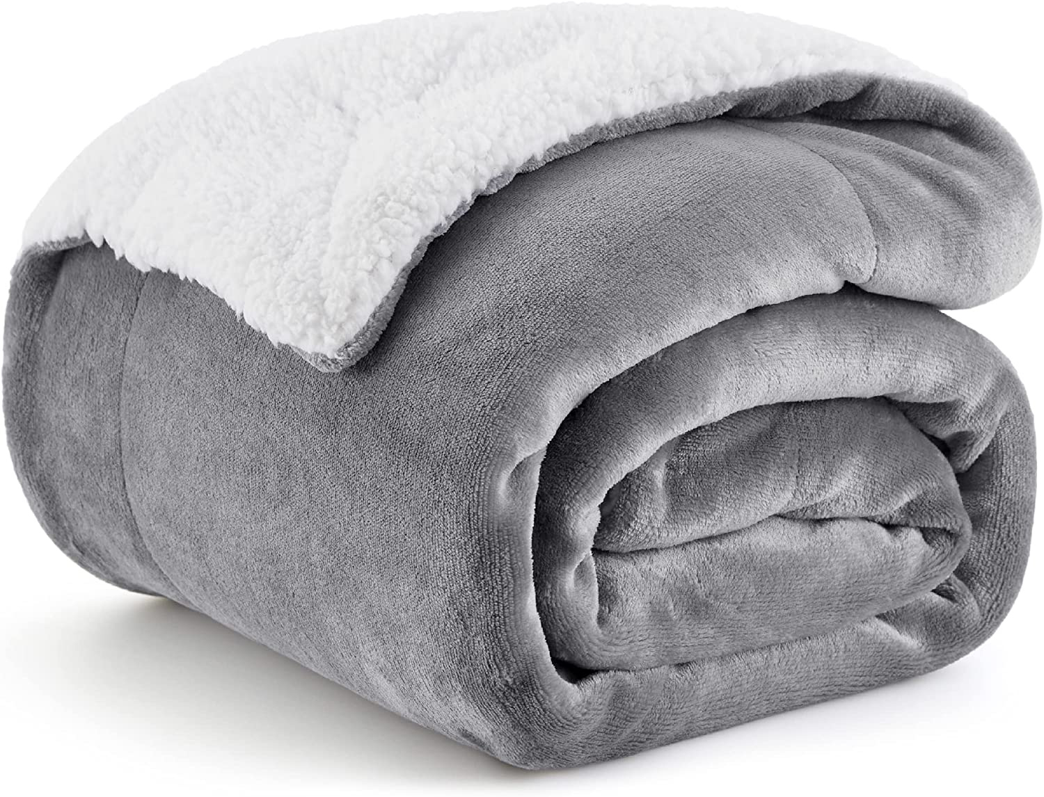 Bedsure Sherpa Fleece Throw Blanket Twin Size for Couch - Thick and Warm Blan... - Picture 3 of 16
