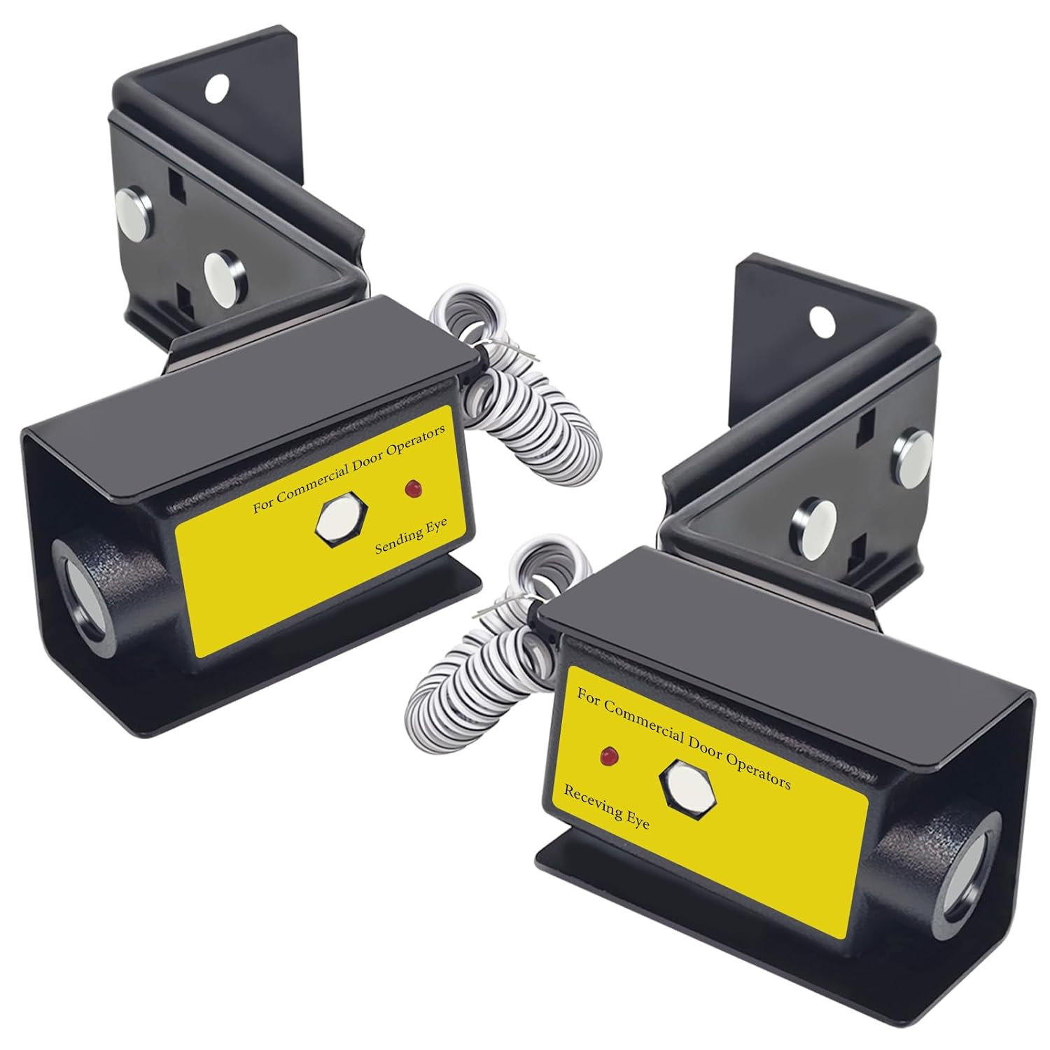 For Liftmaster CPS-U Commercial Photo Eyes, CPS-U Safety Sensors Compatible with Liftmaster Commercial Door Operators Models FDC FDCL FDO LGE, Logic 3, Logic 4, Logic 5.0, Medium Duty Logic