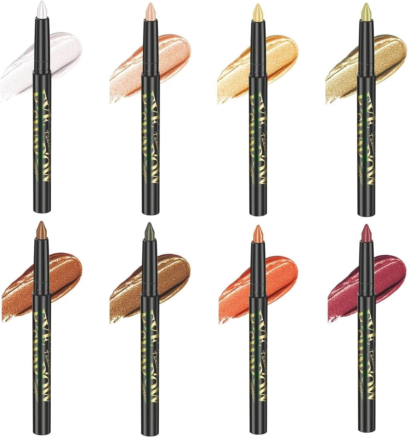 EnMart Eyeshadow Stick, Glitter Smooth Eyeshadow Pen, Matte Eye Shadow Stick,... - Picture 11 of 15