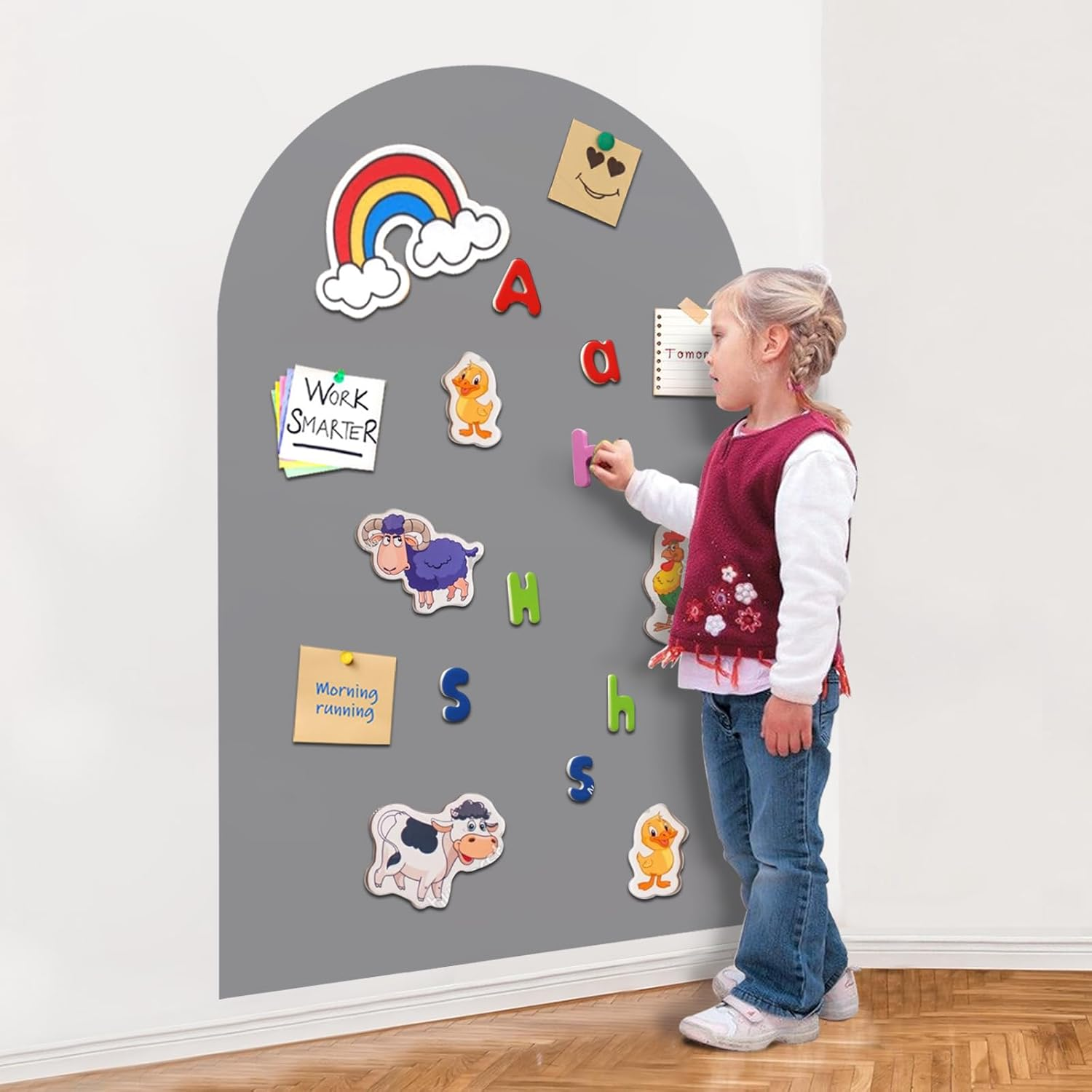 Magnetic Chalkboard Wall Decal Arch - 31