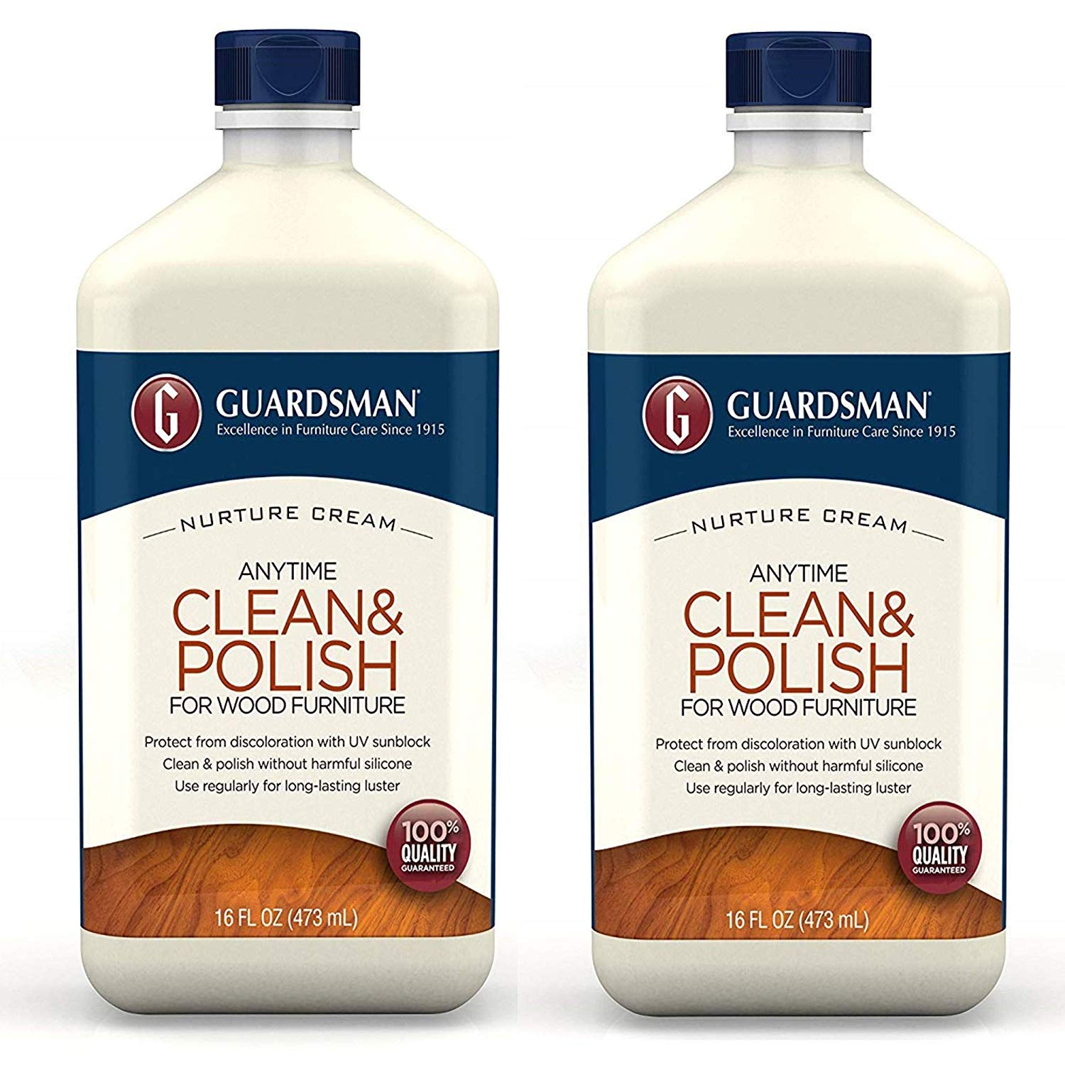 Clean & Polish for Wood Furniture - Cream Polish 16 Oz - Silicone Free, UV Protection - 461500 (2)