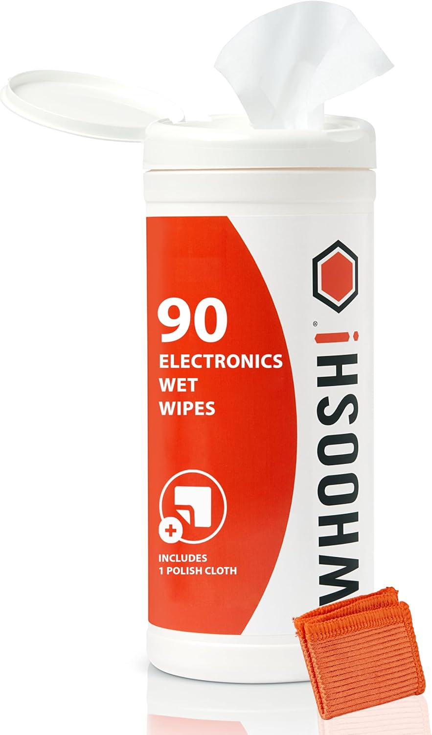 ! Screen Shine 90 Count Touch Screen Cleaner Wipes for Car, OLED, TV, Eyeglasses, Laptop – Lint-Free, Non-Abrasive Wipes – Streak-Free Finish – Non-Toxic & Odorless – Microsuede Cloth Included