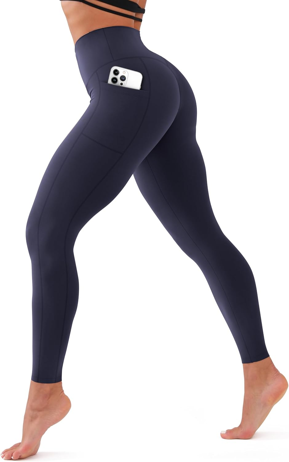 High Waisted Leggings for Women Soft Tummy Control Pants Non See through Workout Yoga Pants for Running plus Size