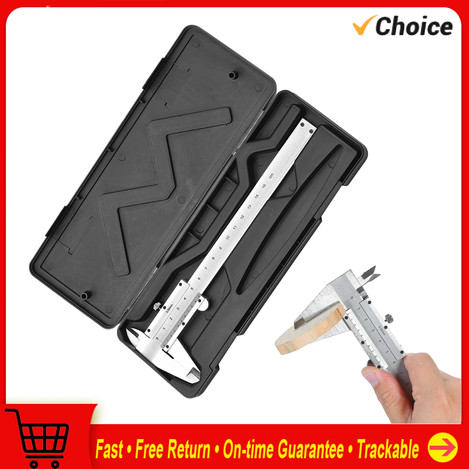 Stainless Steel Vernier Caliper 0-150Mm Sliding Gauge Measurement Tool inside outside Depth Step Micrometer Measuring