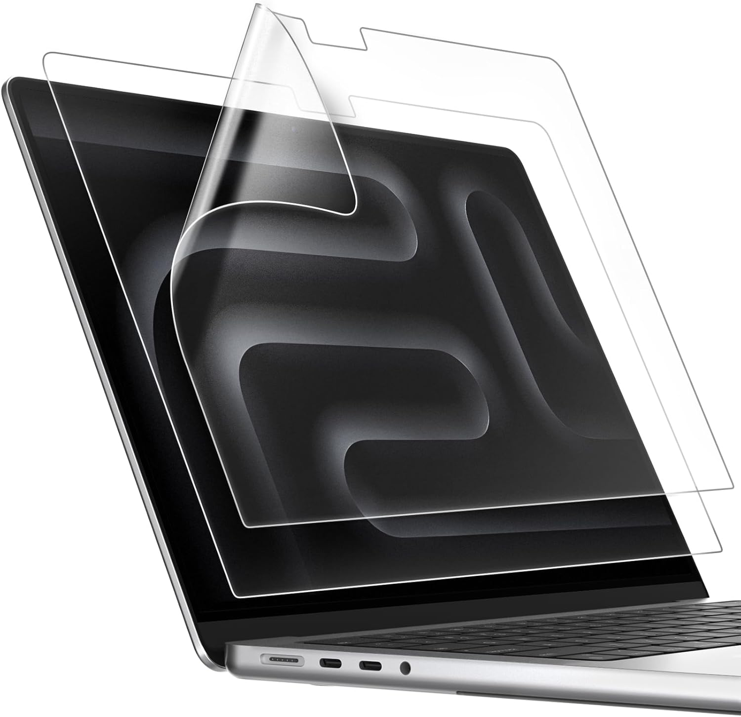 Screen Protector for MacBook Pro 14.2-Inch (M4 / M4 Pro / M4 Max / M3 / M3 Pro / M3 Max / M2 Pro / M2 Max / M1 Pro / M1 Max, 2021-2024), Anti-Glare Film Matte, Anti-Fingerprint, 2-Pack