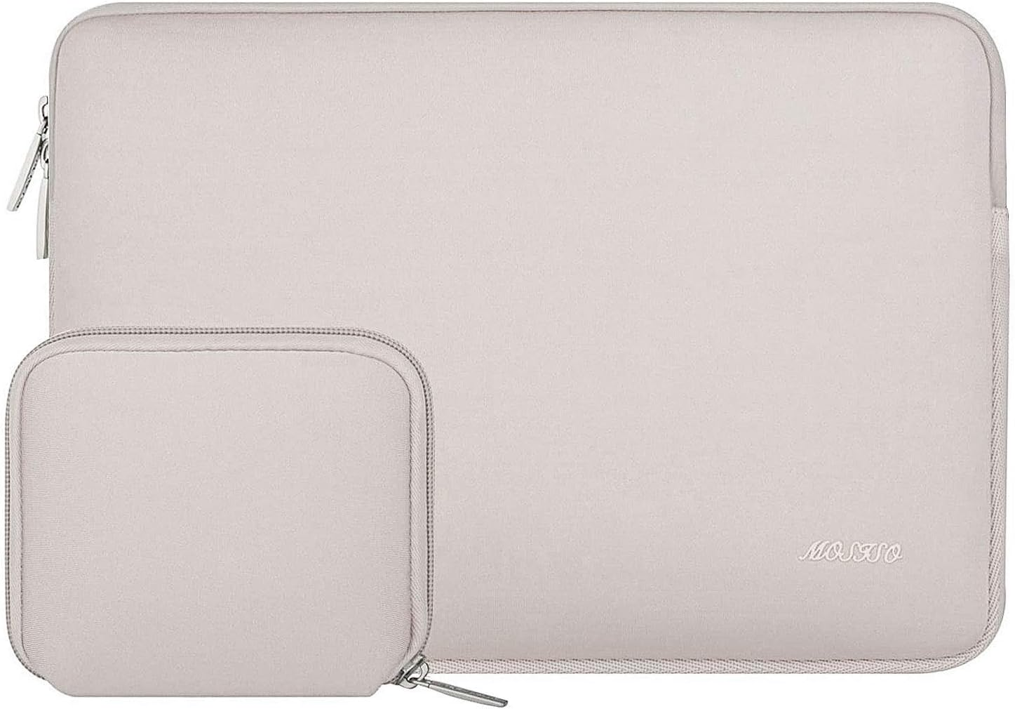 Laptop Case 13.3 inch, 13-13.3 inch Laptop Sleeve Bag Compatible with MacBook Air/Pro 13 / Pro 14, HP Dell ASUS Lenovo Notebook, Neoprene Computer Sleeve Bag with Small Case, Rock Gray