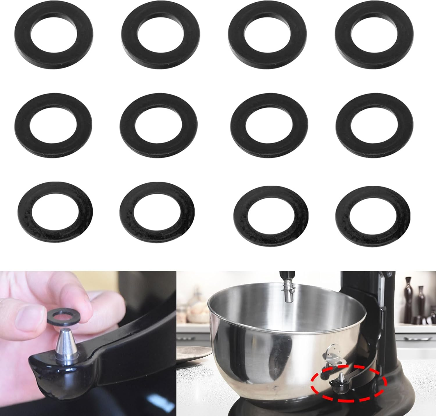 3 Different Height Adjustments for the Kitchenaid Bowl-Lift Stand Mixer, Improve Bowl Does Not Come Close Enough to the Bottom, Allow the Food to Mix Well, Enhance Mixing Experience