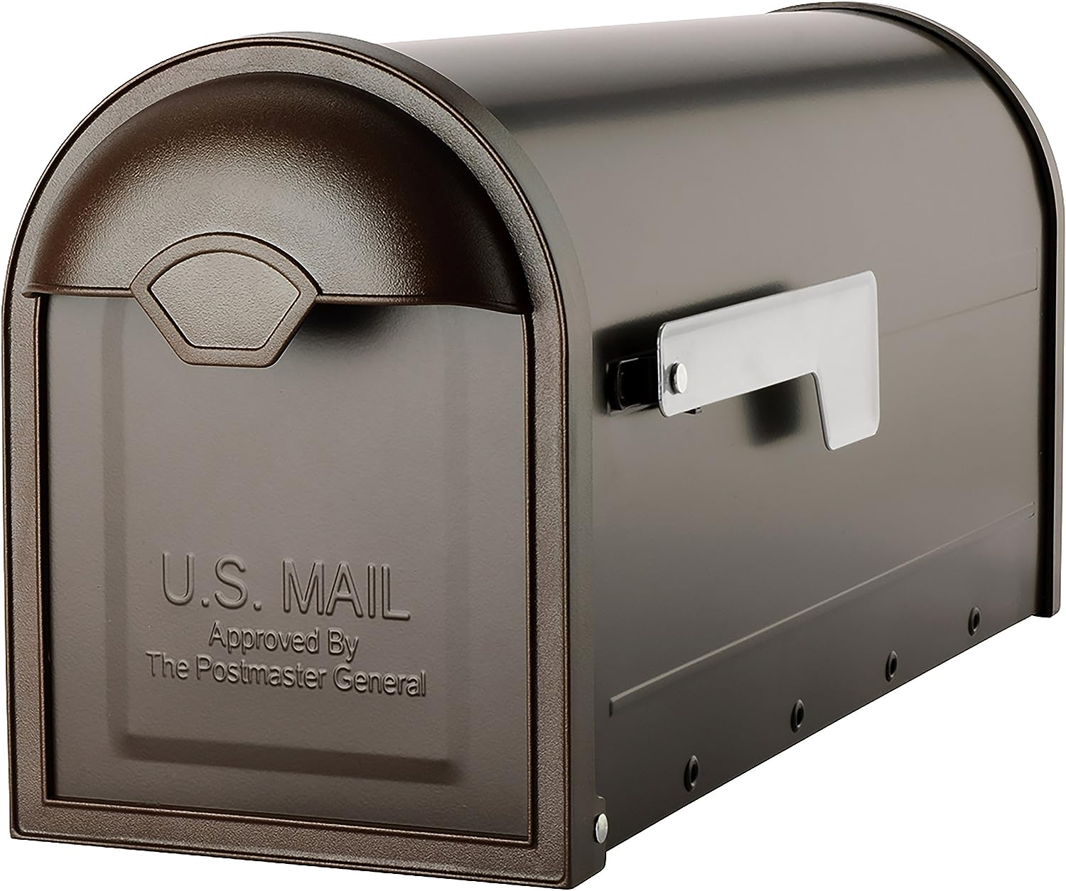 8830RZ-10 Winston Post Mount Mailbox, Rubbed Bronze