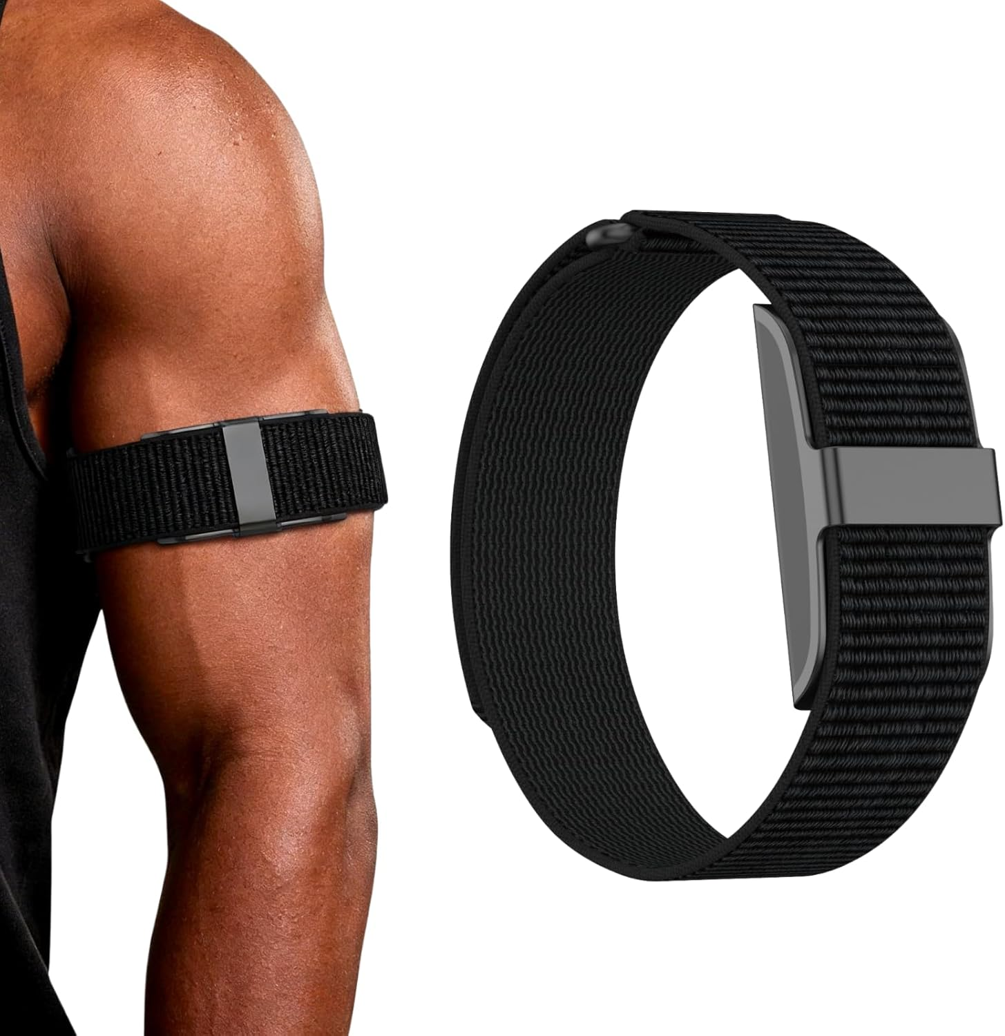 Bicep Bands Compatible with Hume Band, Nylon Loop Replacement Strap, Soft Breath
