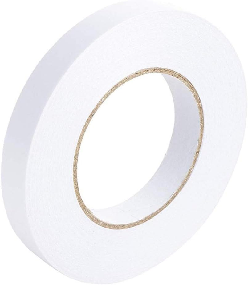 Ultra Thin Double Sided Adhesive Tape (1 Inch 55 Yards) Lasting, Acid Free & Heat Resistant, Double Sided Tape for Gifts, Photos, Scrapbooking, Documents, Wallpaper, Crafts, Card and Boxes