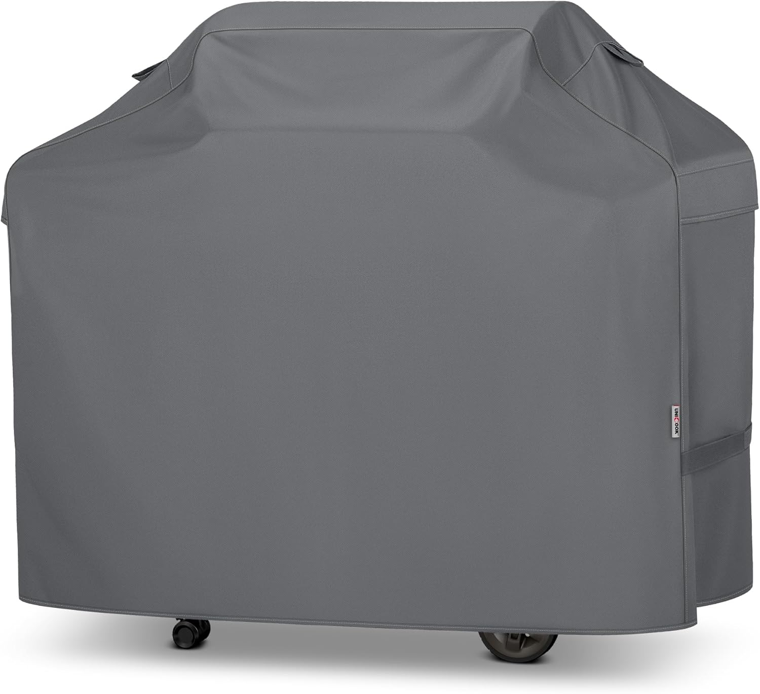BBQ Cover 55 Inch, Waterproof Heavy Duty Barbecue Grill Cover, Outdoor Housse BBQ, Compatible for Weber, Char-Broil, Nexgrill, Brinkmann Barbecue, UV Resistant Material, Grey