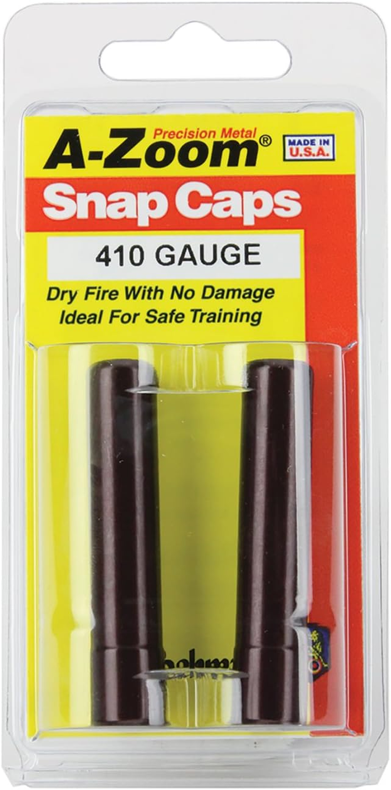 A-Zoom Shotgun Metal Snap Caps 410 Gauge, per 2, Red