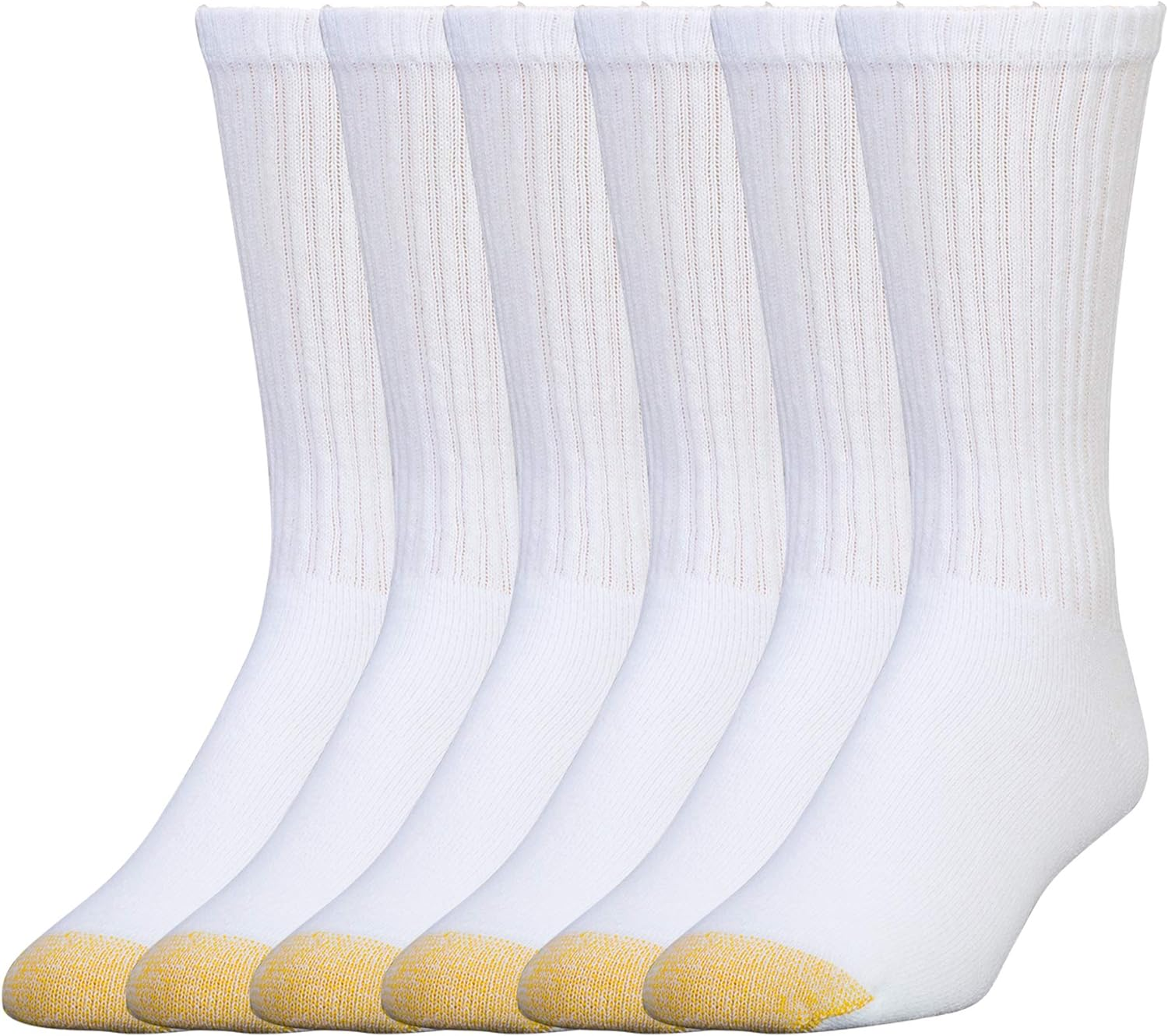 Men's 656S Cotton Crew Athletic Socks (Multipack)