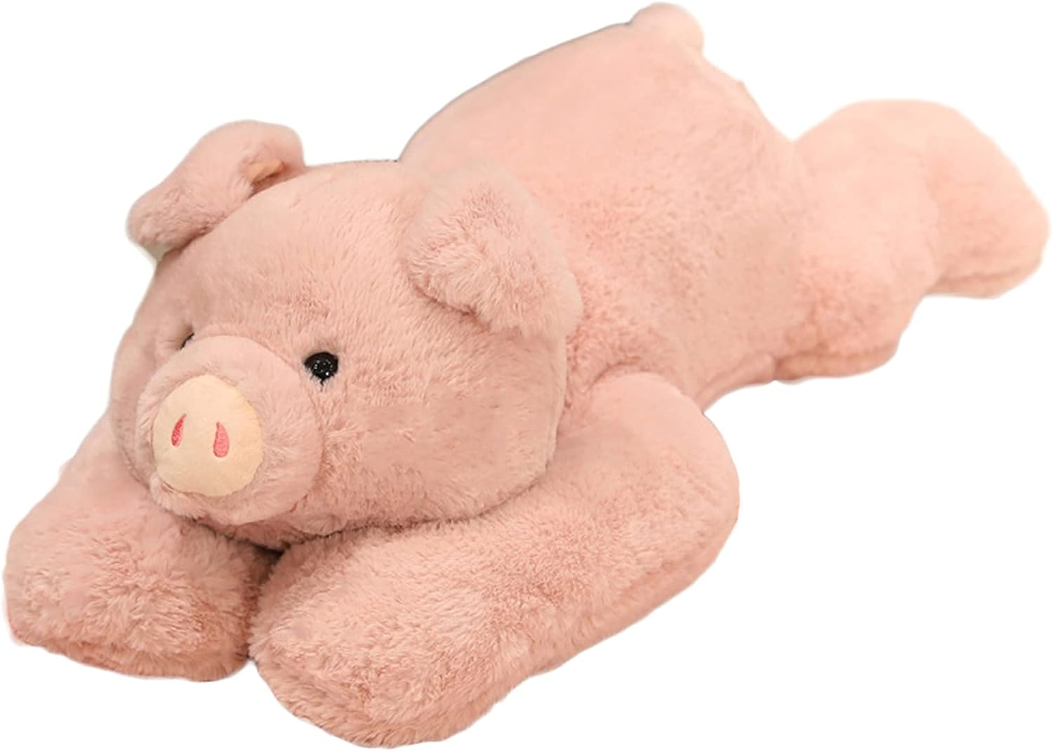 Weighted Pig Stuffed Animal, 6.2 Lbs Plush Toy Throw Pillow, 29.5 Inch - Gifts for Boys and Girls