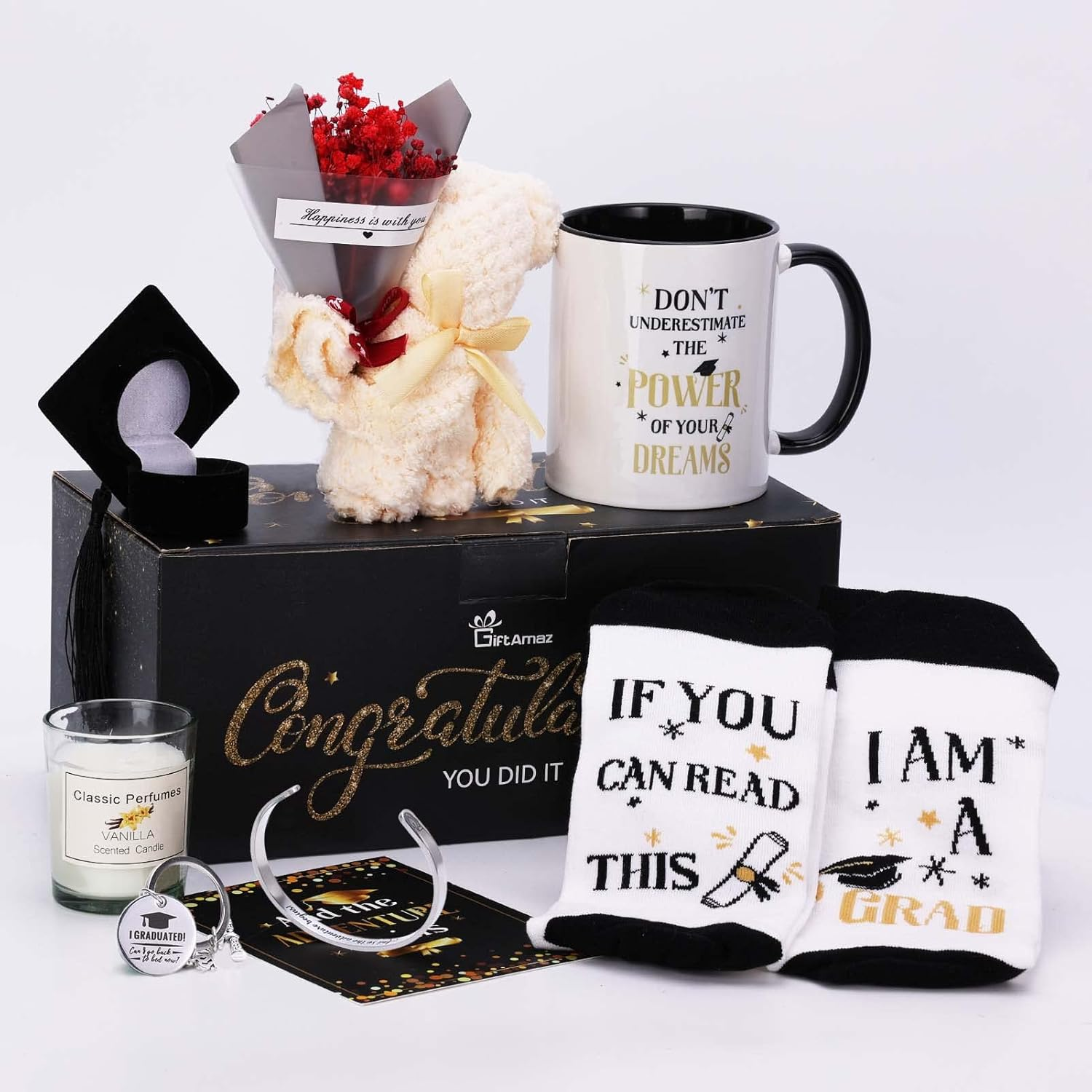 2026 Graduation Gift Set for Her: Mug, Bracelet & Gift Box for Women