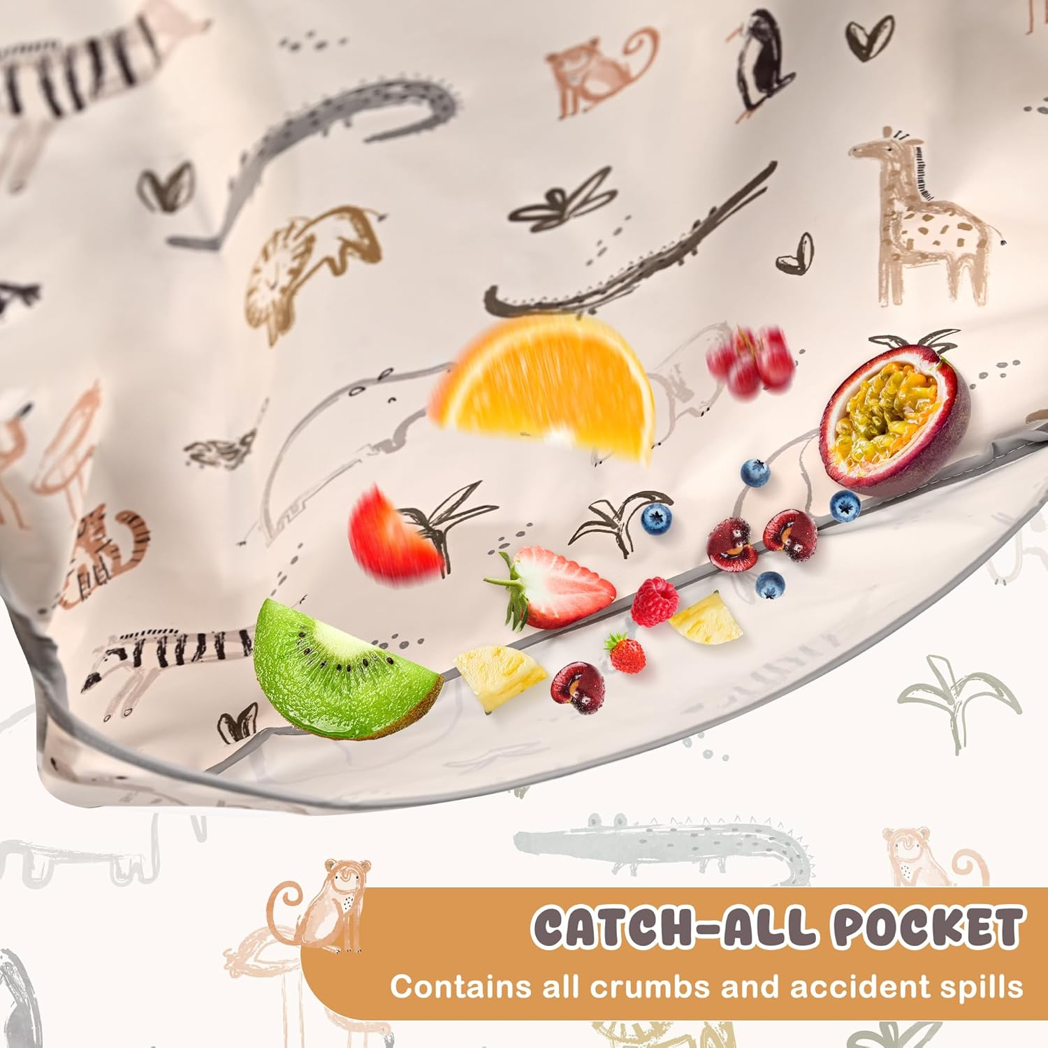 Little Dimsum Mess-Proof Baby Bibs|Infant Toddler Long Sleeve Waterproof Feed... - Picture 9 of 14
