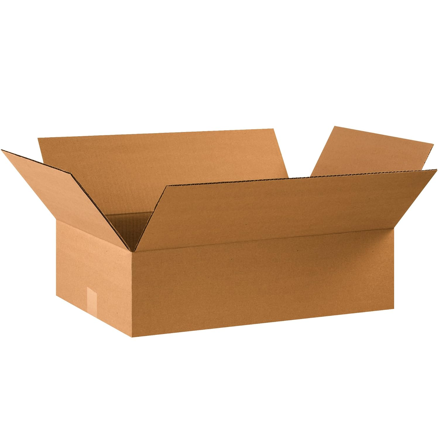 22X14X6 Flat Corrugated Boxes, Flat, 22L X 14W X 6H, Pack of 20 | Shipping, Packaging, Moving, Storage Box for Home or Business, Strong Wholesale Bulk Boxes