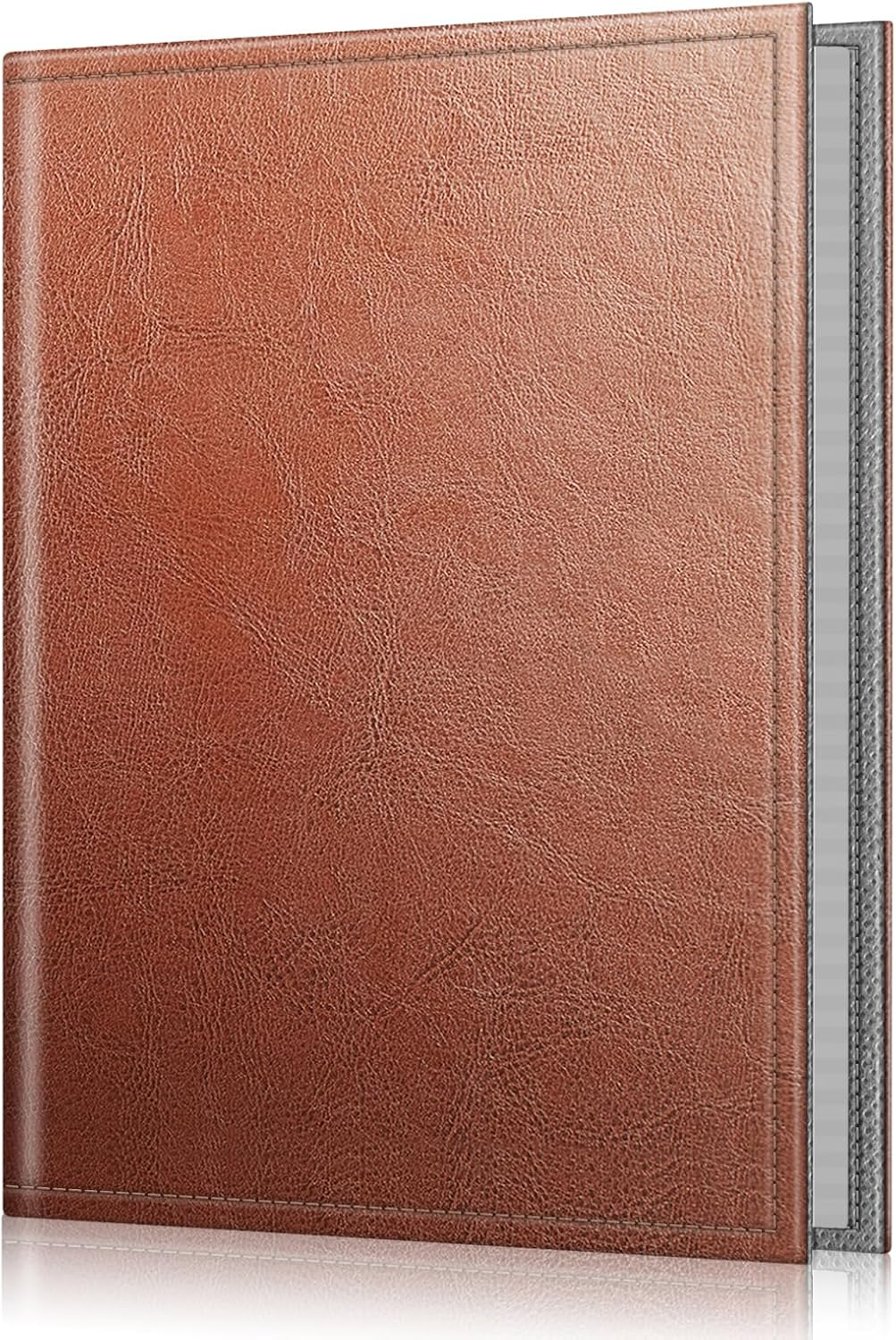 Photo Album 4X6 Photos - 52 Pockets Small Mini Capacity Premium Vegan Leather Cover, Portable Wallet Albums for Family Wedding Boys Girls, Vintage Brown