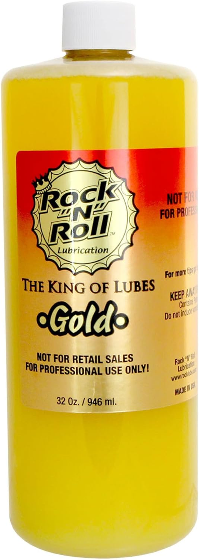 Rock N Roll Lube Gold 32 Ounces