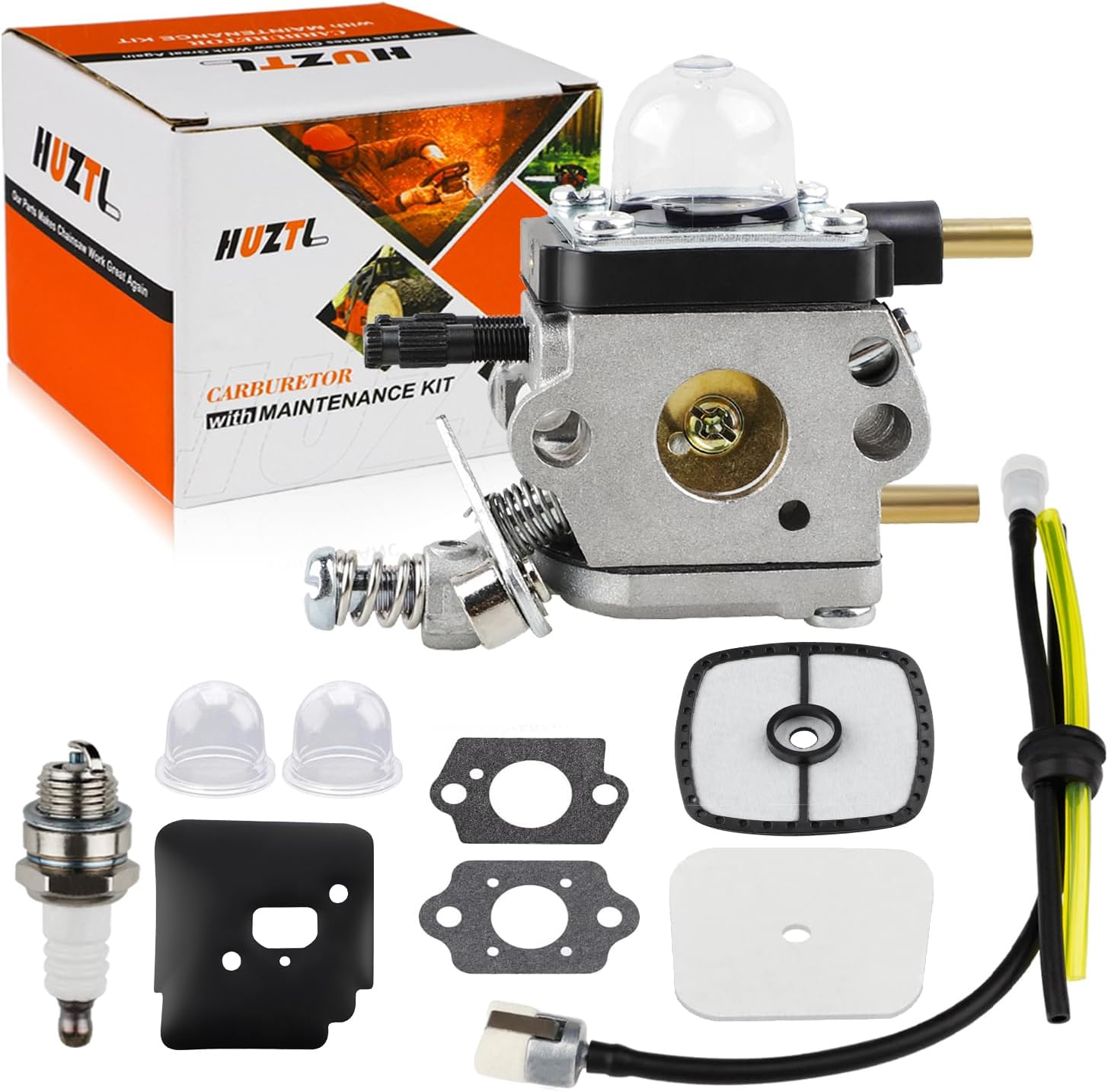 Huztl Carburetor for Mantis Tiller 7222M 7222 7222E 7225 7230 7234 7240 7920 