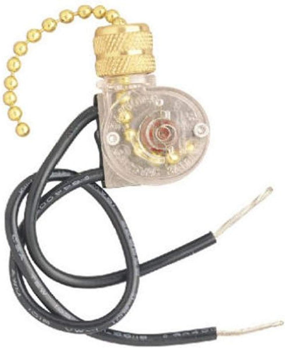 Westinghouse 7702300 Fan-Light Switch & Pull Chain