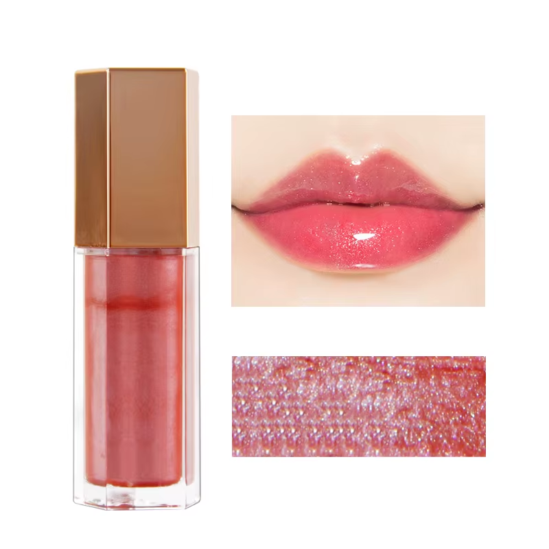 6 Colors Shiny Glitter Long Lasting Glossy Waterproof Lip Gloss