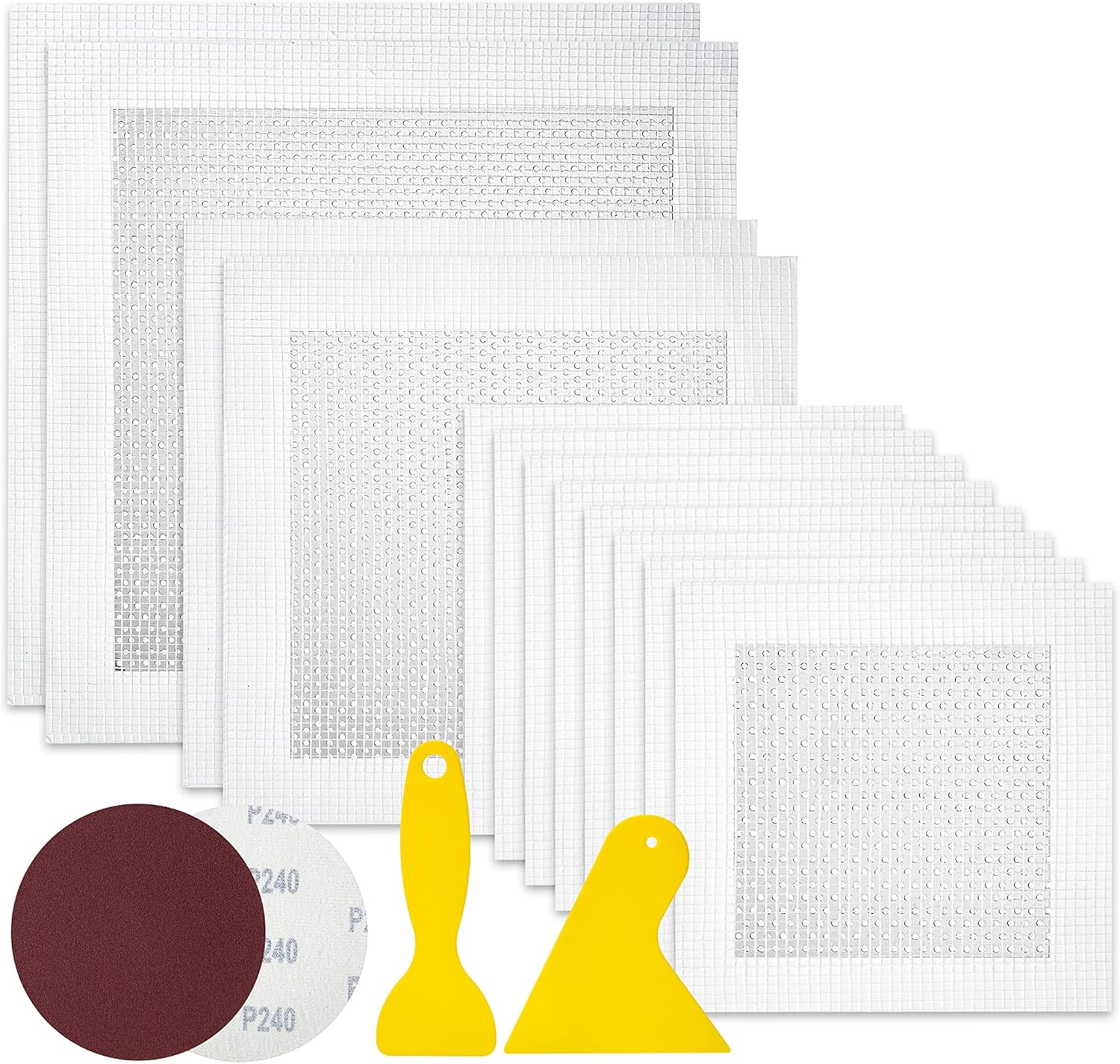 Drywall Repair Kit, 16Pcs, Dry Wall Patch Kits, Wall Repair Patch Kit, Wall Patch Repair Kit, Drywall Hole Patch, Drywall Patch Kit, Wall Hole Repair Kit, Drywall Patch Hole