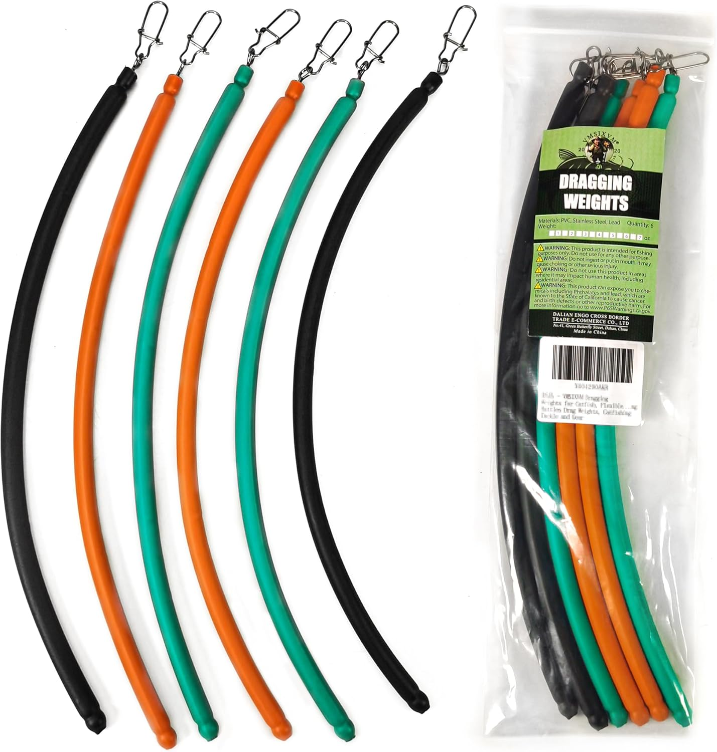 Dragging Weights for Catfish, No Snag Sinker Drag Drift Fishing Weight for Bottom Bouncing, Trolling, Drifting, Snagless Catfishing Sinker Tackle Gear and Equipment