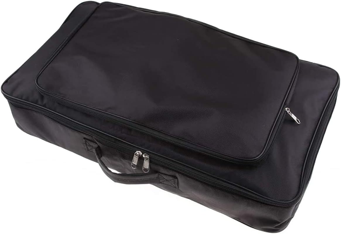 Portable Gig Bag Guitar Effects Pedal Board Carry Bag 23.6 X 13 X 4Inch Black
