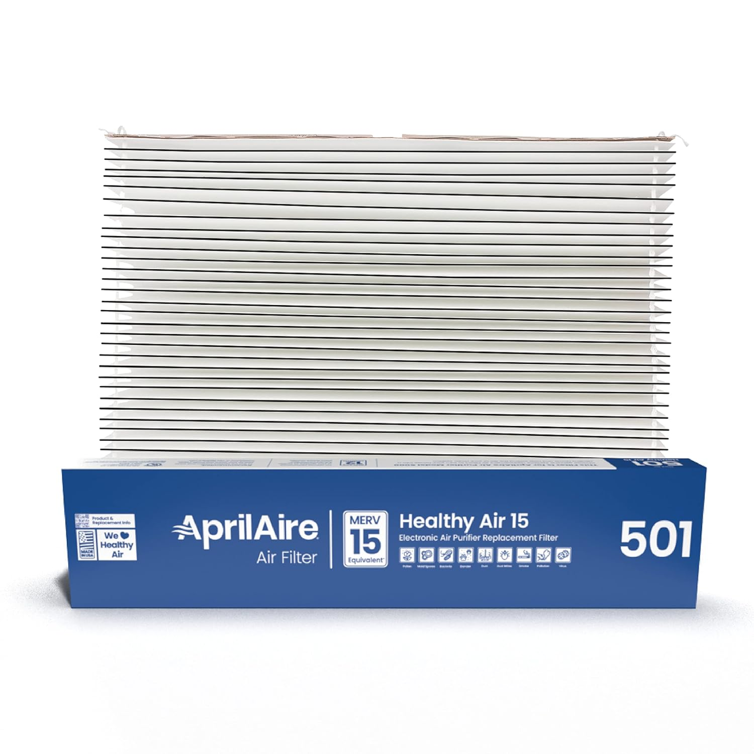 501 Replacement Filter for  5000 Whole-House Air Purifier - MERV 15 Equivalent, 16X25X6 Air Filter (Pack of 1)
