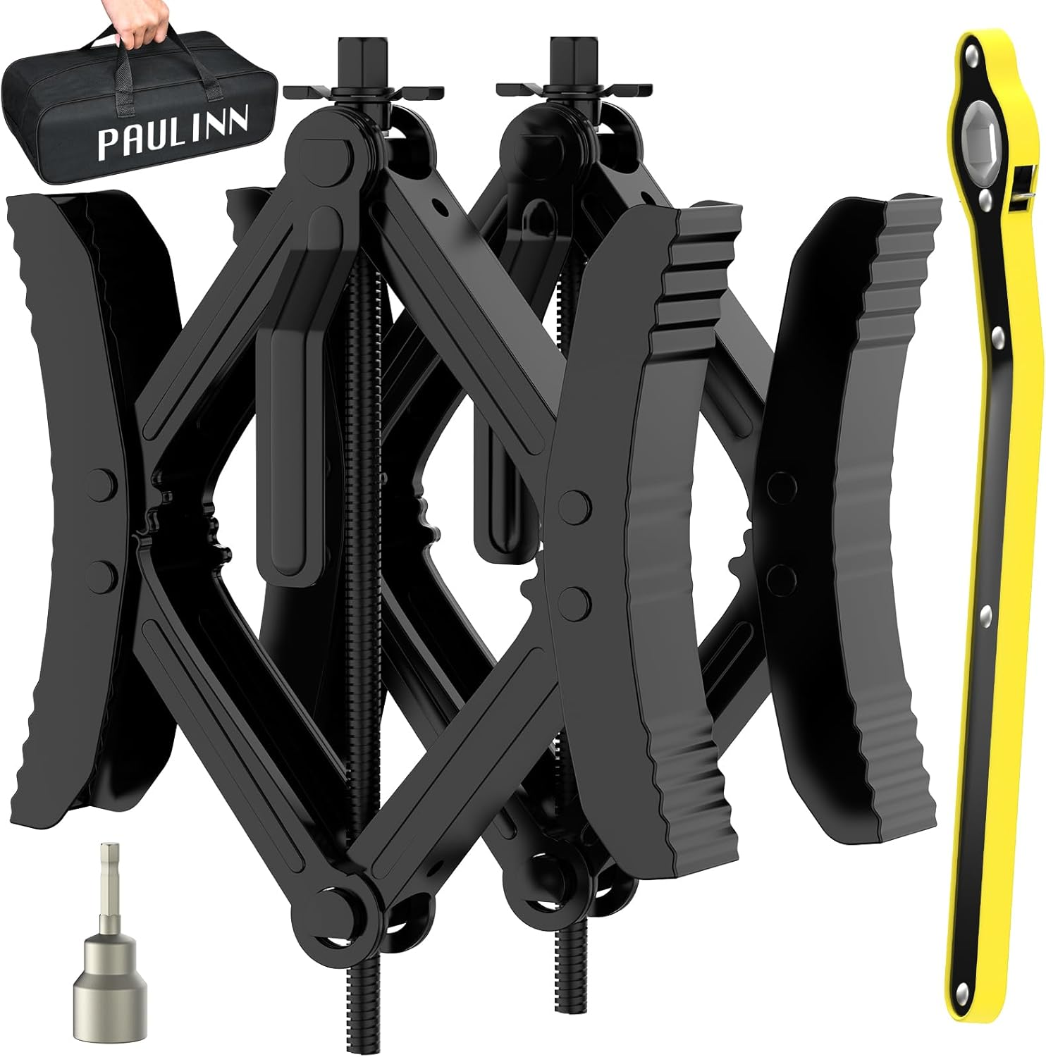 Camper RV Wheel Chock Stabilizer 2 Sets for Travel Trailers Heavy Duty X Chocks Fits 3.5