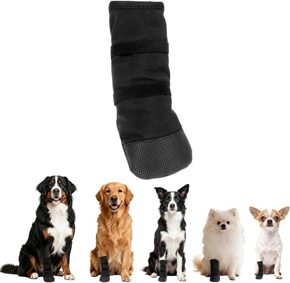 Hundeschuhe Pfotenschutz Wasserdicht rutschfest atmungsaktiv für Verletzungsprotektion