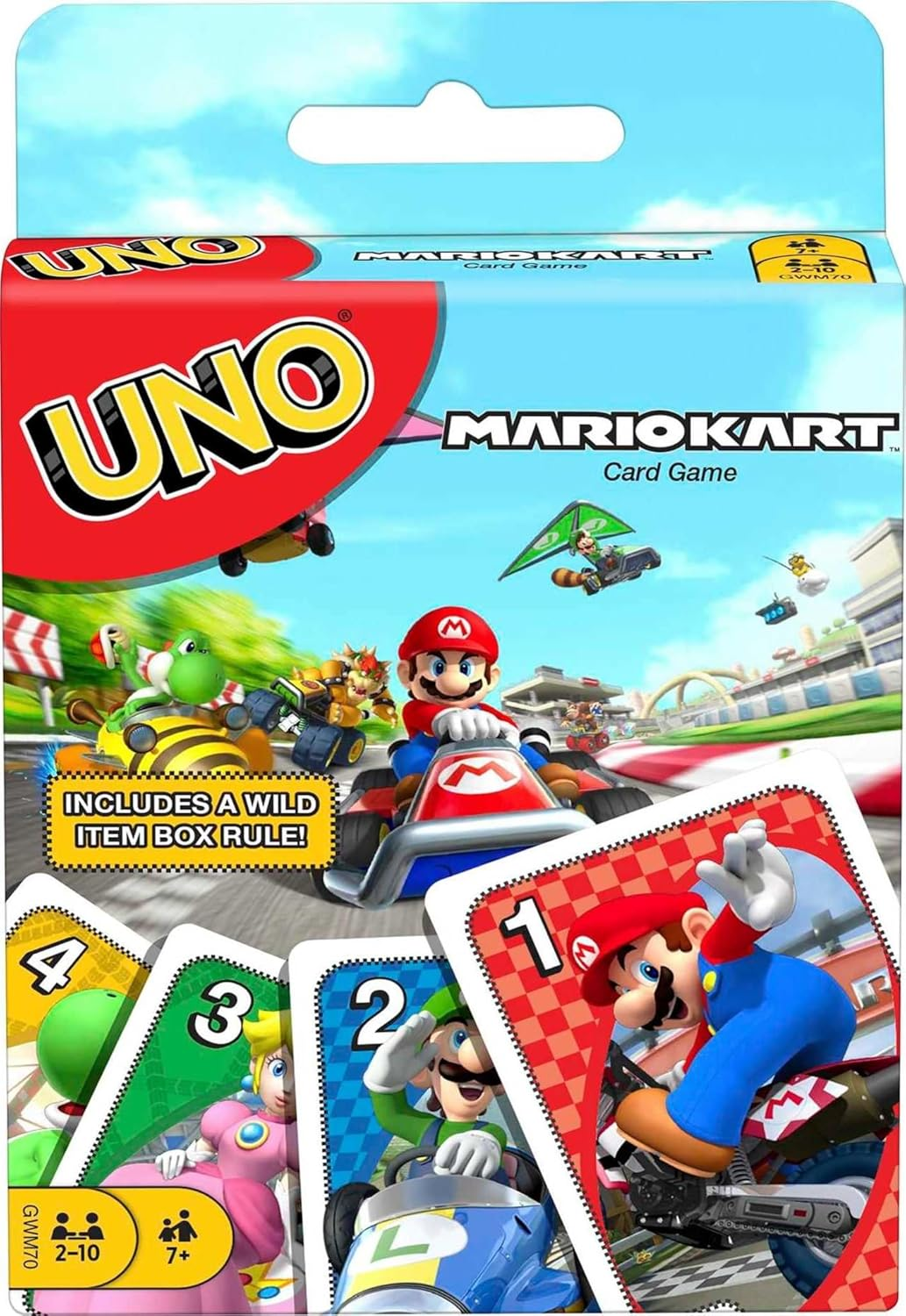 UNO Mario Kart Card Game for Kids, Adults, Families & Parties with Special Rule for 2 to 10 Players