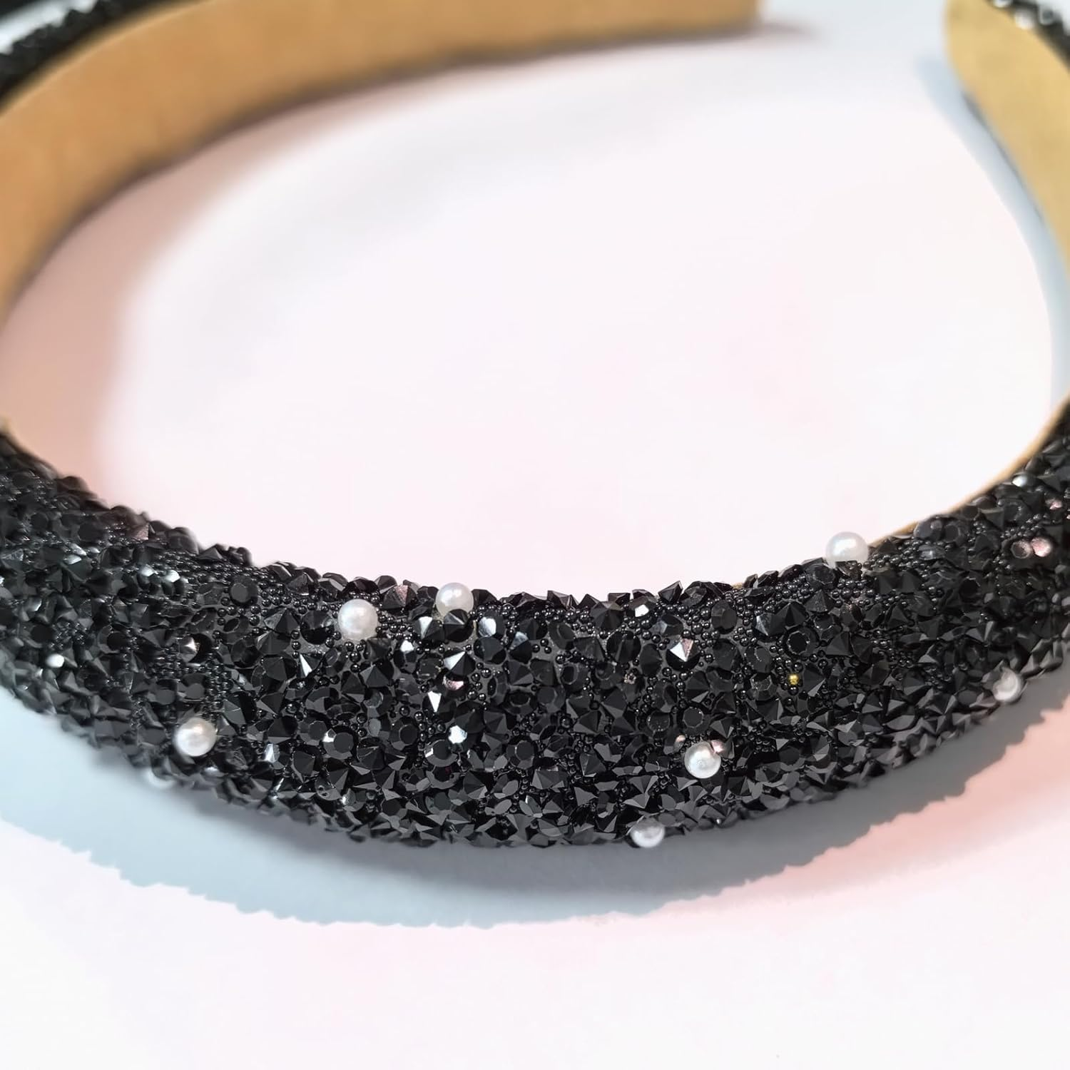 AWOCAN Rhinestone Headbands for Women Diamond Bling Rhinestone Wide Hairband ... - Picture 5 of 13