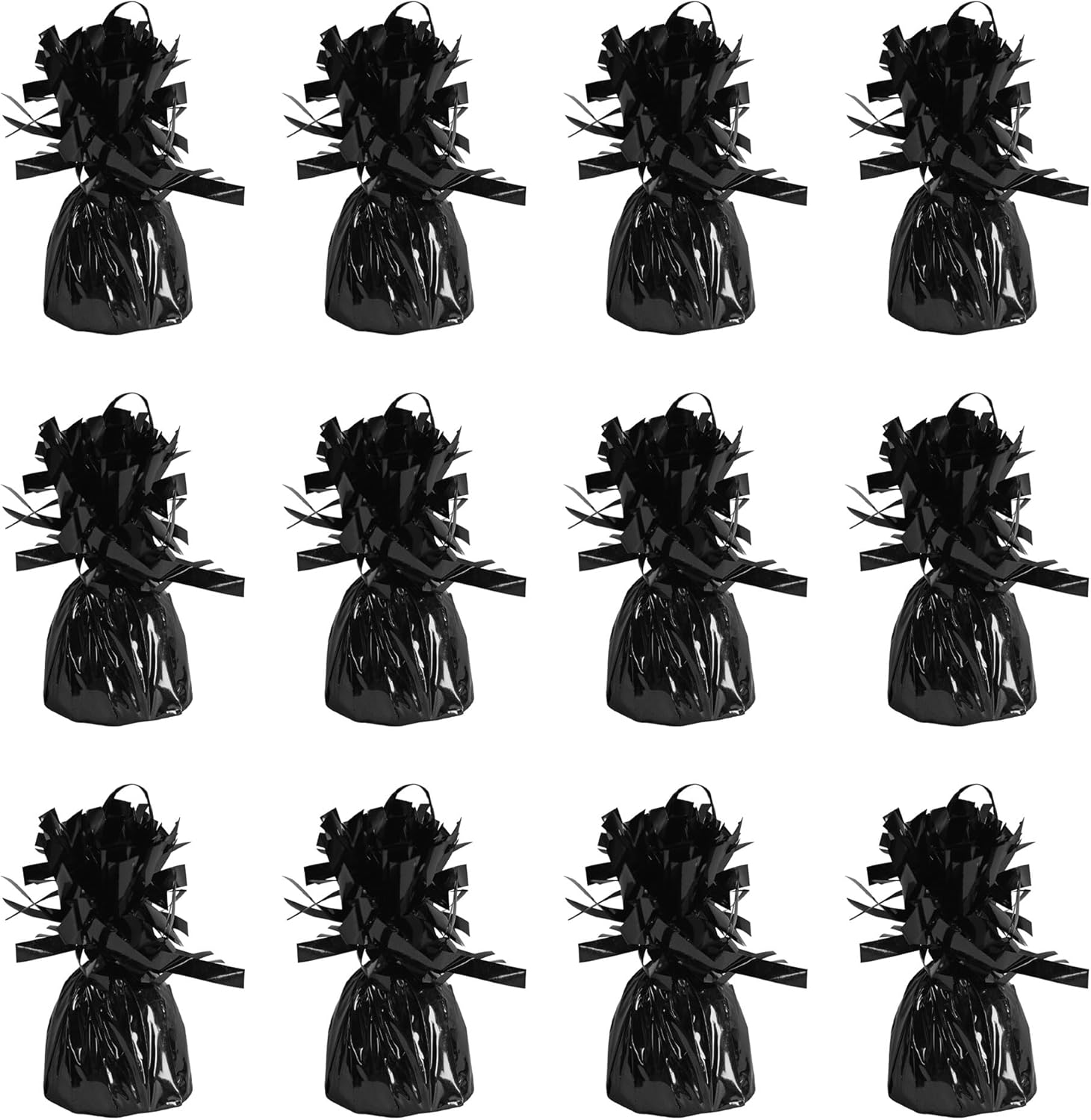 Beistle 50804 12-Piece LB Metallic Wrapped Balloon Weights - Picture 18 of 23