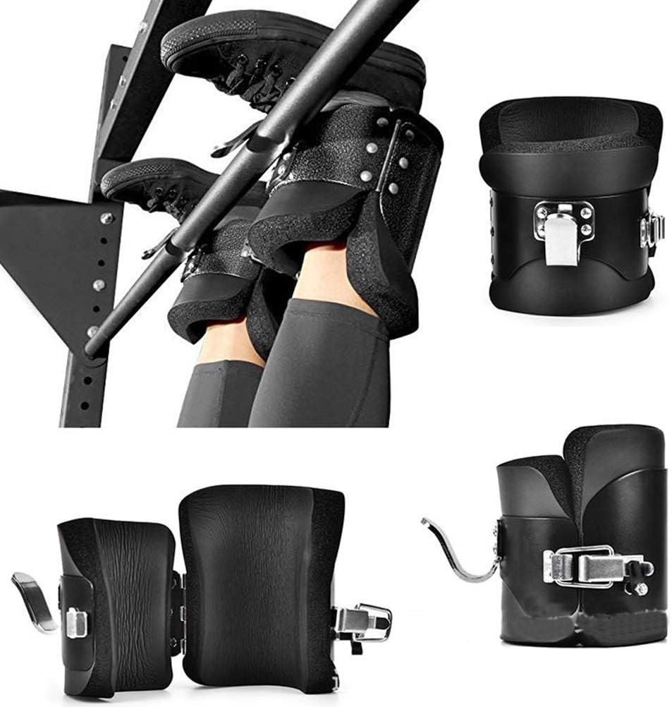 Anti-Gravity Inversion Boots, Stainless Steel and NBR Construction, Heavy Duty 330Lb Capacity, Padded Ankle Support for Fitness Training