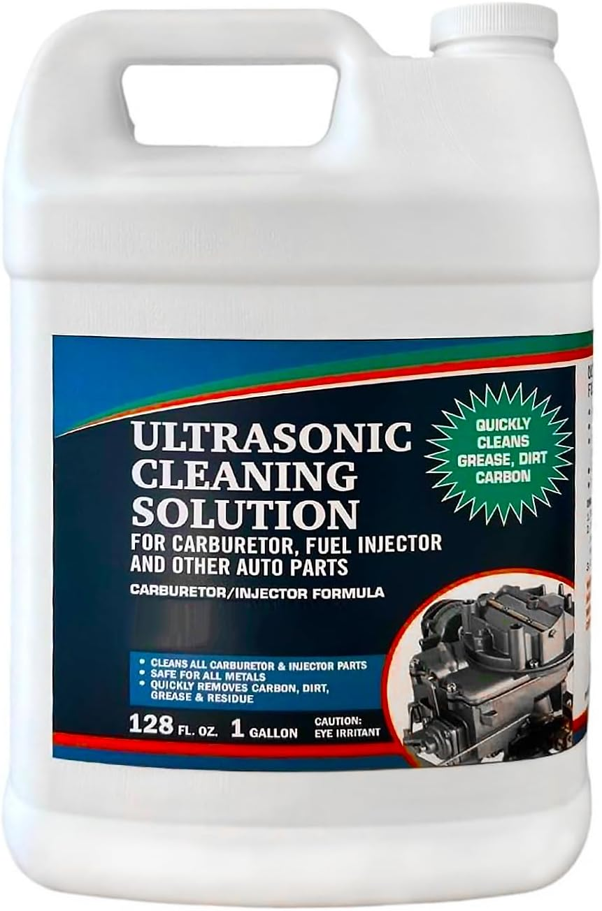 Ultrasonic Cleaner Solution for Carburetors and Engine Parts (1 Gallon)