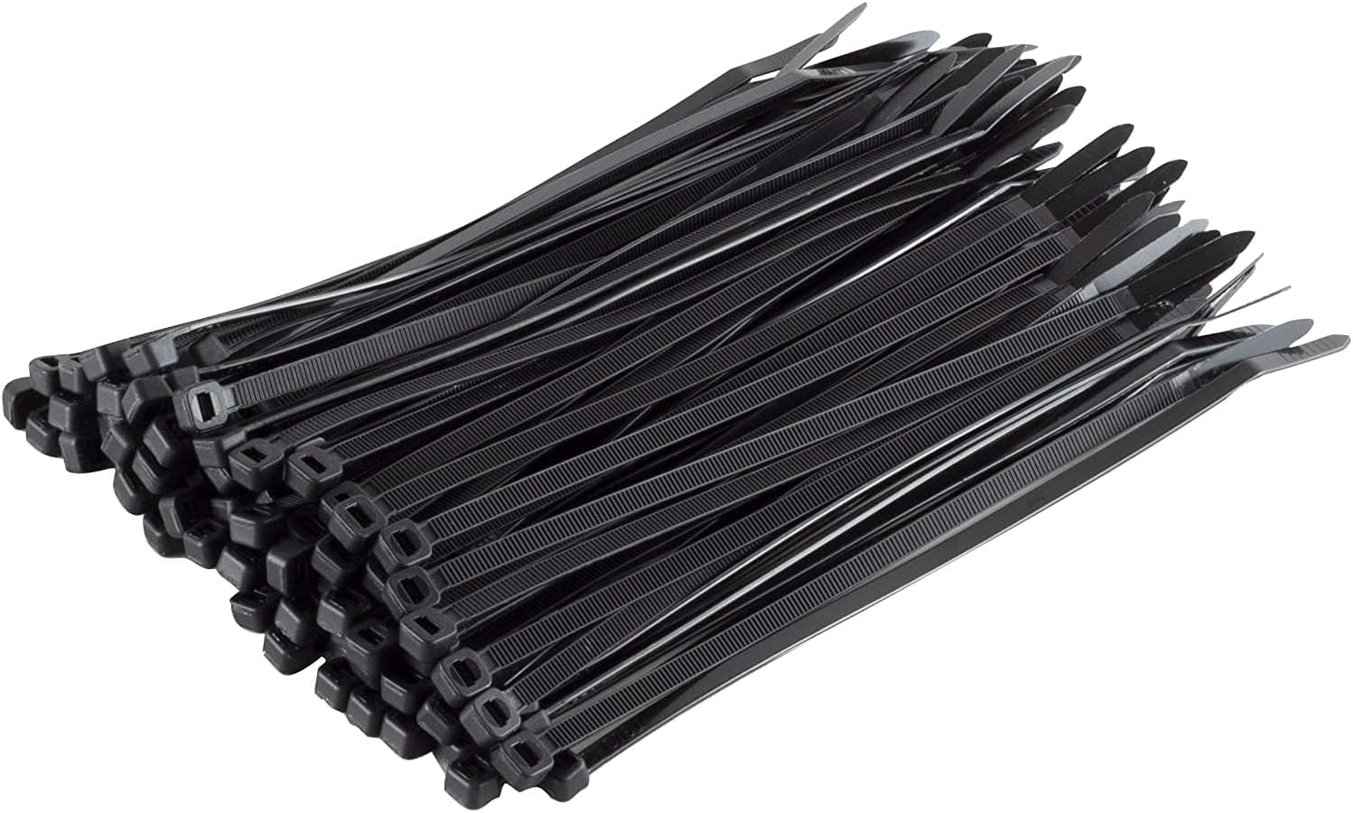 Black Zip Ties 8 Inch 2000 Pack Bulk Heavy Duty Self Locking Zipties 8
