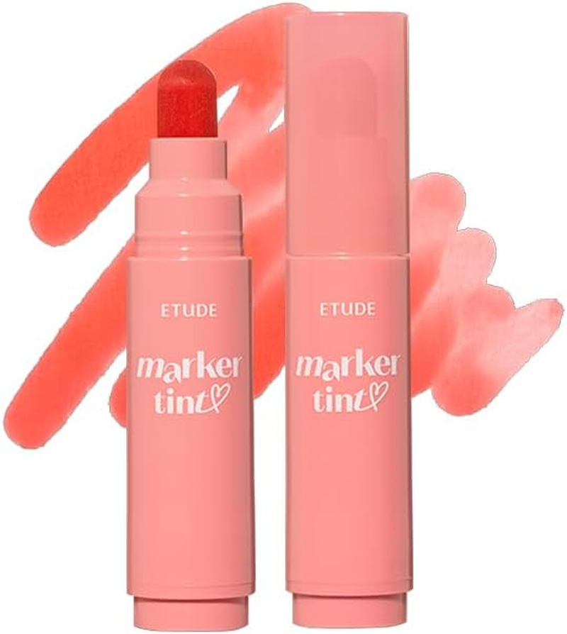 ETUDE Dear Darling Marker Tint #4 Mlik Strawberry (5g) | Hydrating & Long Las... - Picture 19 of 19