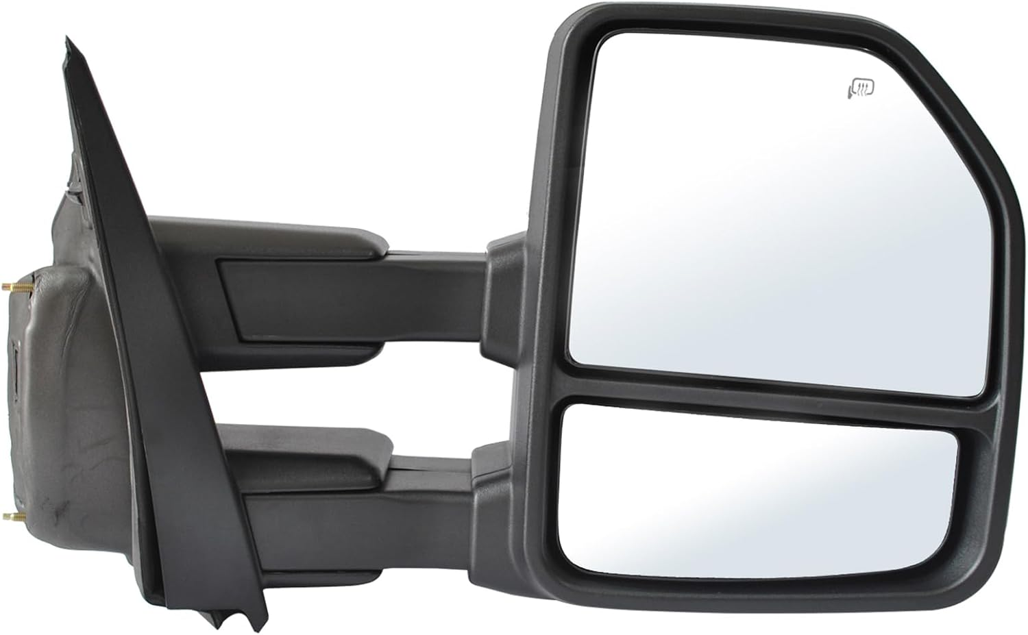 Passenger Right Side Towing Mirror Fit for 2015-2020 Ford F150 Pickup Truck LED Turn Signal Light Temperature Sensor Heated Defrost Power Glass Foldaway 8 Pin Plug Tow Mirror RH