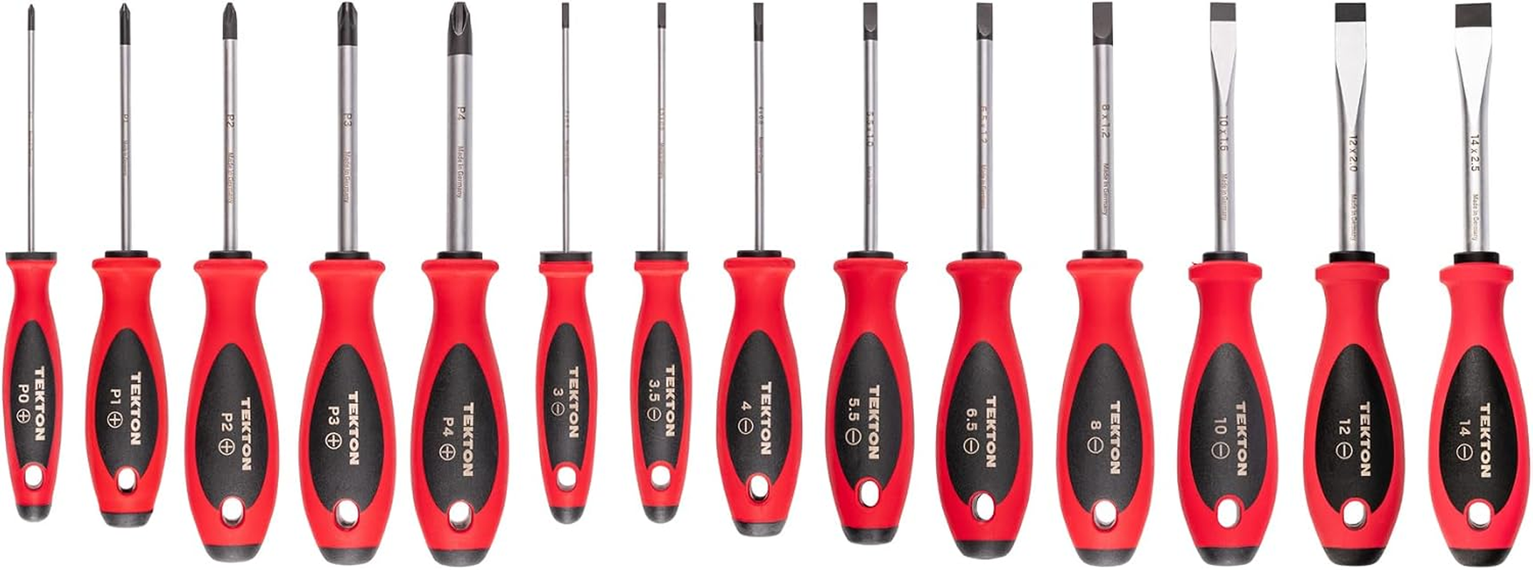 Phillips and Slotted Screwdriver Set, 14-Piece | DWZ90007