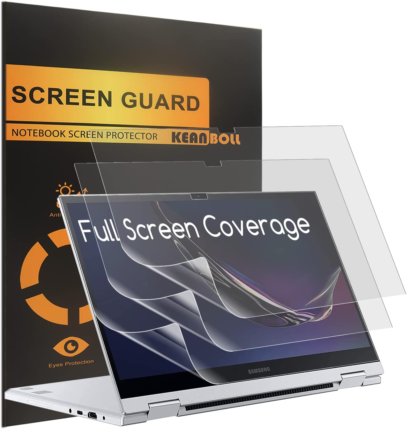 3 Pack anti Glare Screen Protector for Samsung Galaxy Book Flex2, Pro, Chromebook 2, Notebook 9 Pro / 7 Series 13.3