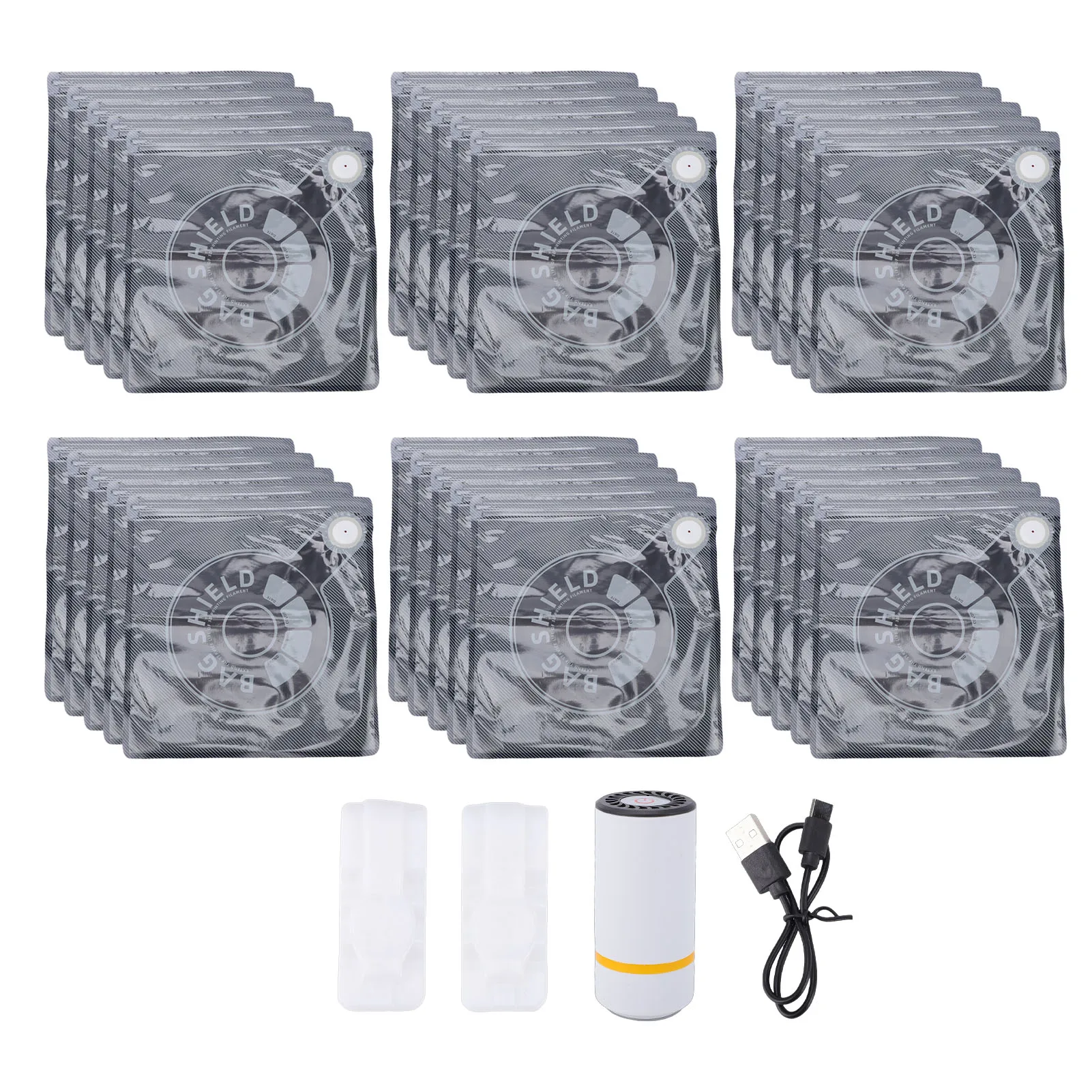 Filament Vacuum Storage Bag with USB Electric Pump 12.6x13.4in Light Proof 3D Printer Filament Storage Bags Filament Bag