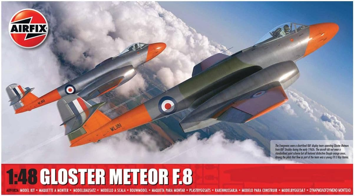 Airfix 1:48 Scale De Havilland Vampire Fb.5/Fb.9 Model Kit - Picture 11 of 17