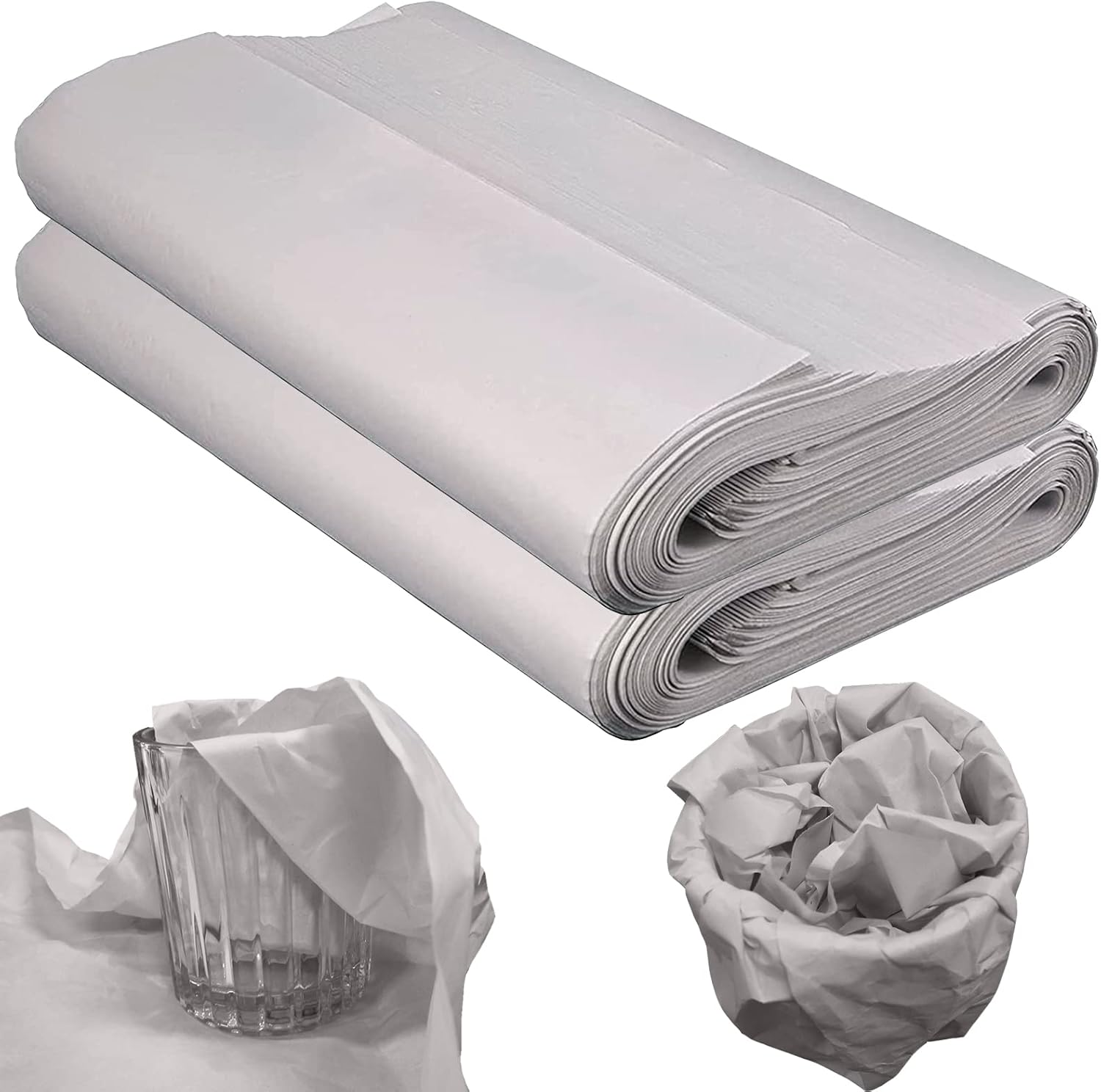 Packing Paper for Moving, Newsprint Packing Paper Sheets for Shipping Transportation,Wrapping, Fill the Moving Boxes and Protect Fragile Items (100 Sheets, 27”X15”)